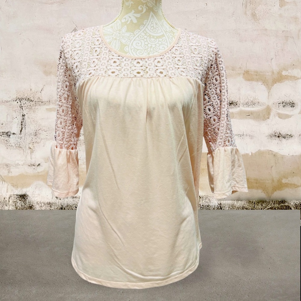 Shannon Ford New York Women’s Size Medium Peach/Pink Color Blouse.